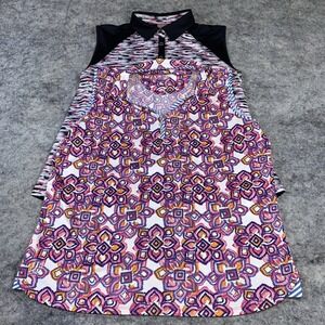 Kate Lord Golf Shirt Womens Size‎ XL Lot of 2 Sleeveless Collared Pickleball